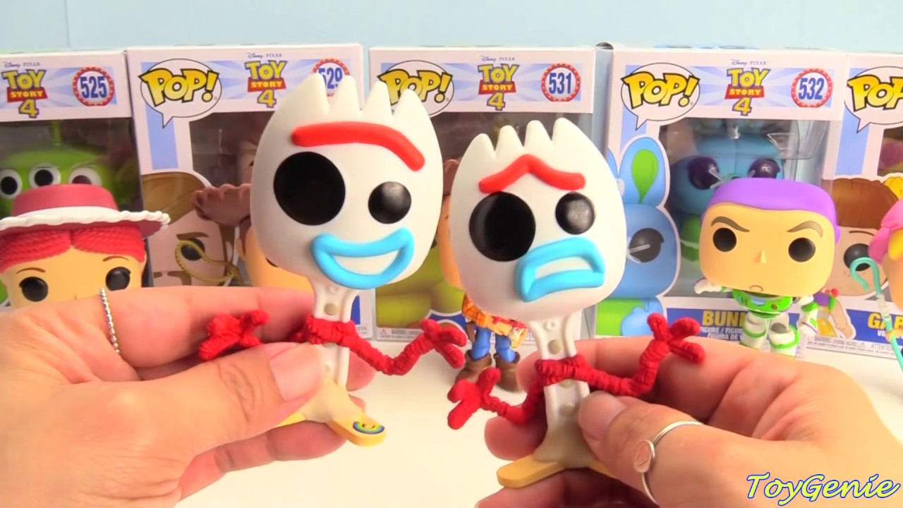 woody with forky funko pop