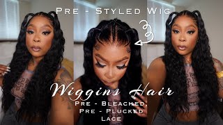 PRE  STYLED WIG! NO GLUE NEEDED!| Perfect Vacation Ready Wig | Wiggins Hair