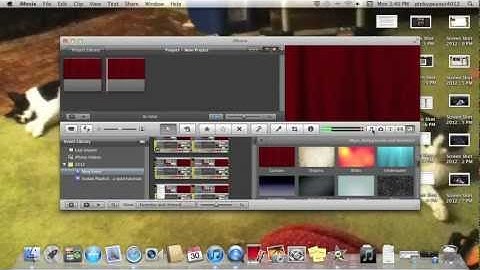 How to import an audio recording from quicktime into iMovie.