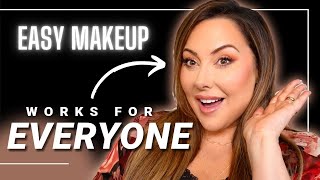 This ONE makeup look works for EVERYONE. all ages, skin types, and eye colors screenshot 3