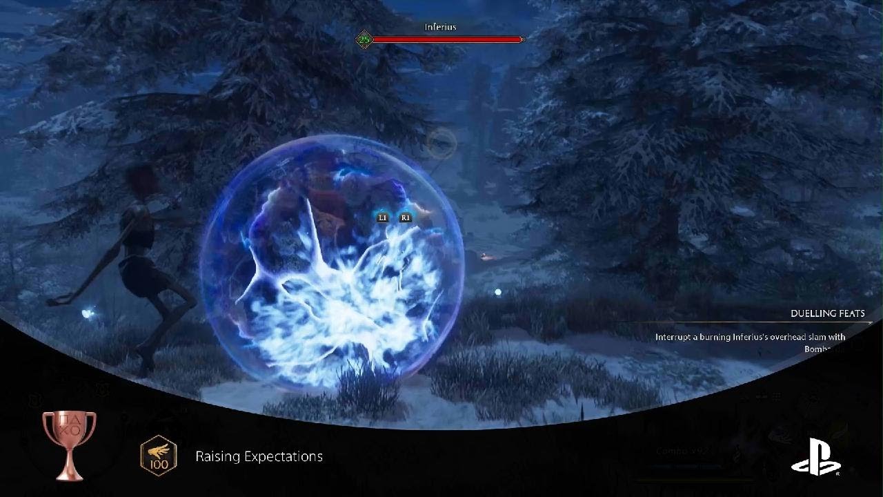 Raising Expectations | 100 Hit Combo | Trophy 🏆 Guide | Hogwarts Legacy