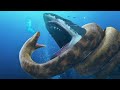 Megalodon VS Titanoboa क्या होगा जब सबसे बड़ी शार्क भिड़ेगी सबसे बड़े सांप से ?