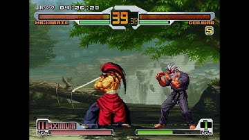 SNK VS. CAPCOM SVC CHAOS serious mr.karate playthrough (failed)