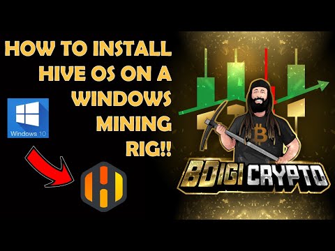 How to Install Hive OS on Windows 10 Mining Rig!!