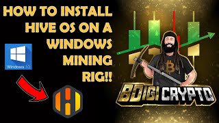 How to Install Hive OS on Windows 10 Mining Rig!!