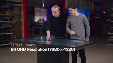 Ideum Pro 75" 8K Multitouch Table - The World
