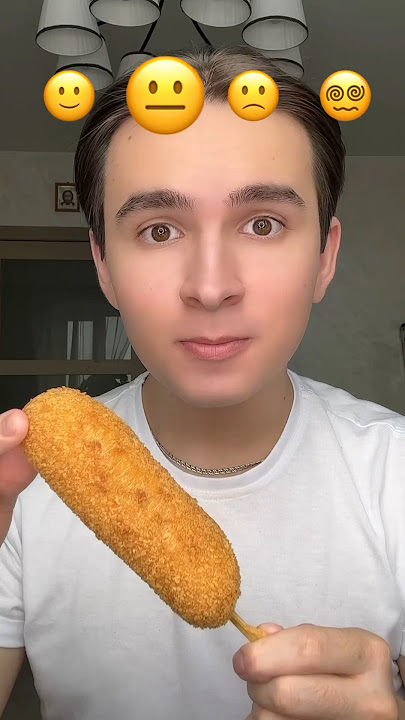 How do you eat corn dog?🤗 Radmiru #shorts ￼