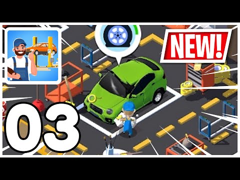 3 Mechanics - Car Fix Tycoon - Gameplay Walkthrough Part 03 (iOS, Android)