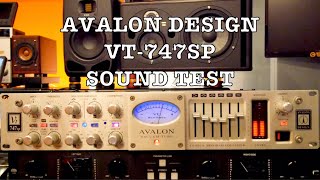 AVALON DESIGN VT-747SP SOUND TEST - YouTube