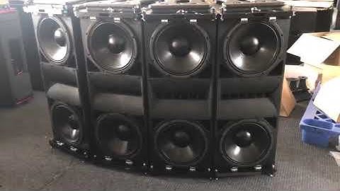 LA 6 double 12 inch line array speaker