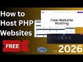 How to Host PHP Projects Online for Free (2026) | InfinityFree Step-by-Step Guide