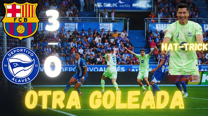 El Barcelona es una APLANADORA. Goleada en 34 minutos.