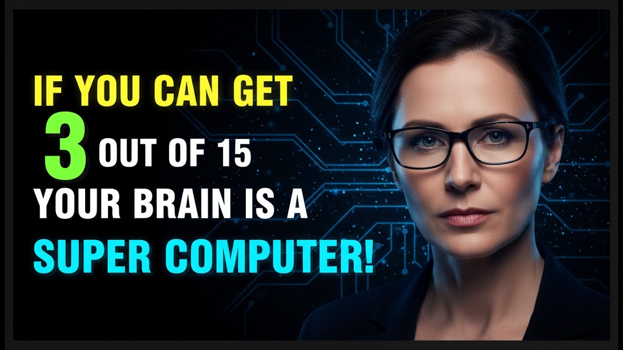 IF YOU CAN GET 3 OUT OF 15, YOUR BRAIN IS A SUPER COMPUTER! 🧠🔥