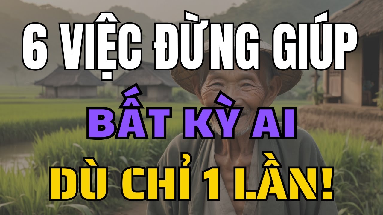 Outline Video Về Già, Sống Khôn Đừng Giúp Đỡ 6 Việc Này Dù Chỉ 1 Lần!