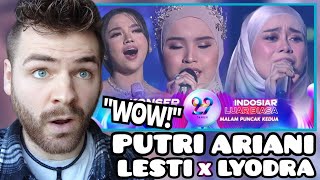 First Time Hearing Putri Ariani X Lesti Kejora X Lyodra Ginting "Insan Biasa" | Indosiar | REACTION