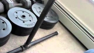 How To Make A Free-Standing Pull Up Bar! http://www.Jungle-Fit.com Jungle Fit founder Timothy Bell shows you up close how his free standing pull up bar was made. http://