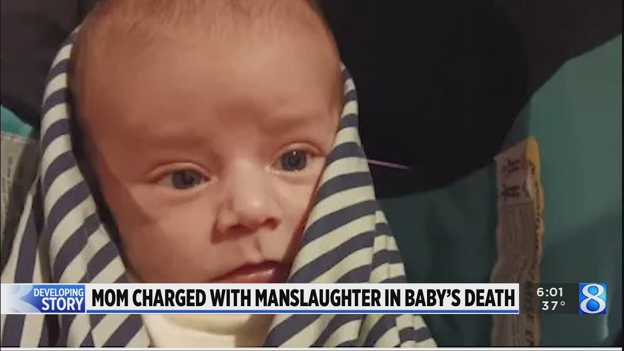 Mom charged with manslaughter in baby’s death - YouTube