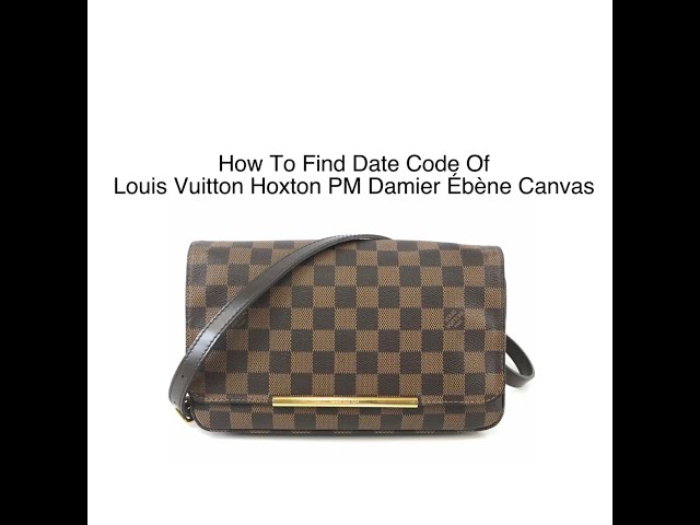 [Date Code & Stamp] Louis Vuitton Hoxton PM Damier Ébène Canvas