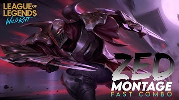 Zed Wild Rift - ZED MONTAGE BEST COMBO - Part 2 #NEO Carry