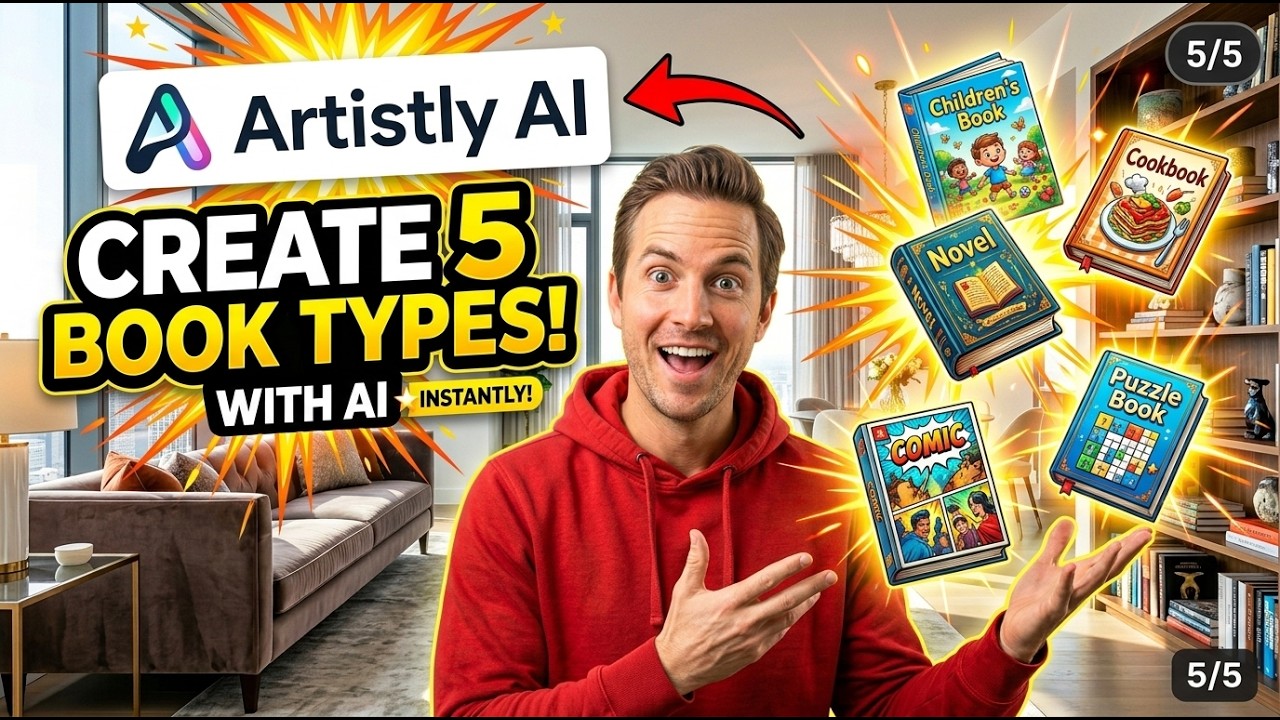 Top 5 Books You Can Create with Artistly AI in One Afternoon - YouTube