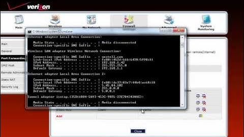 How to Portforward a Minecraft Server 1.2.5 (Verizon)