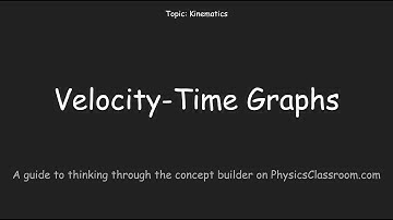 Velocity-Time Graphs - Concept Builder