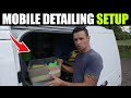 Car Detailing Van Set up | THE MOMENT YOU ALL BEEN WAITING FOR!!! Ford Transit Connect