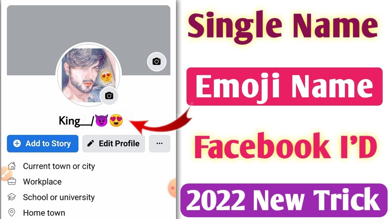 How to make emoji name facebook id 2022 | Emoji name facebook ...