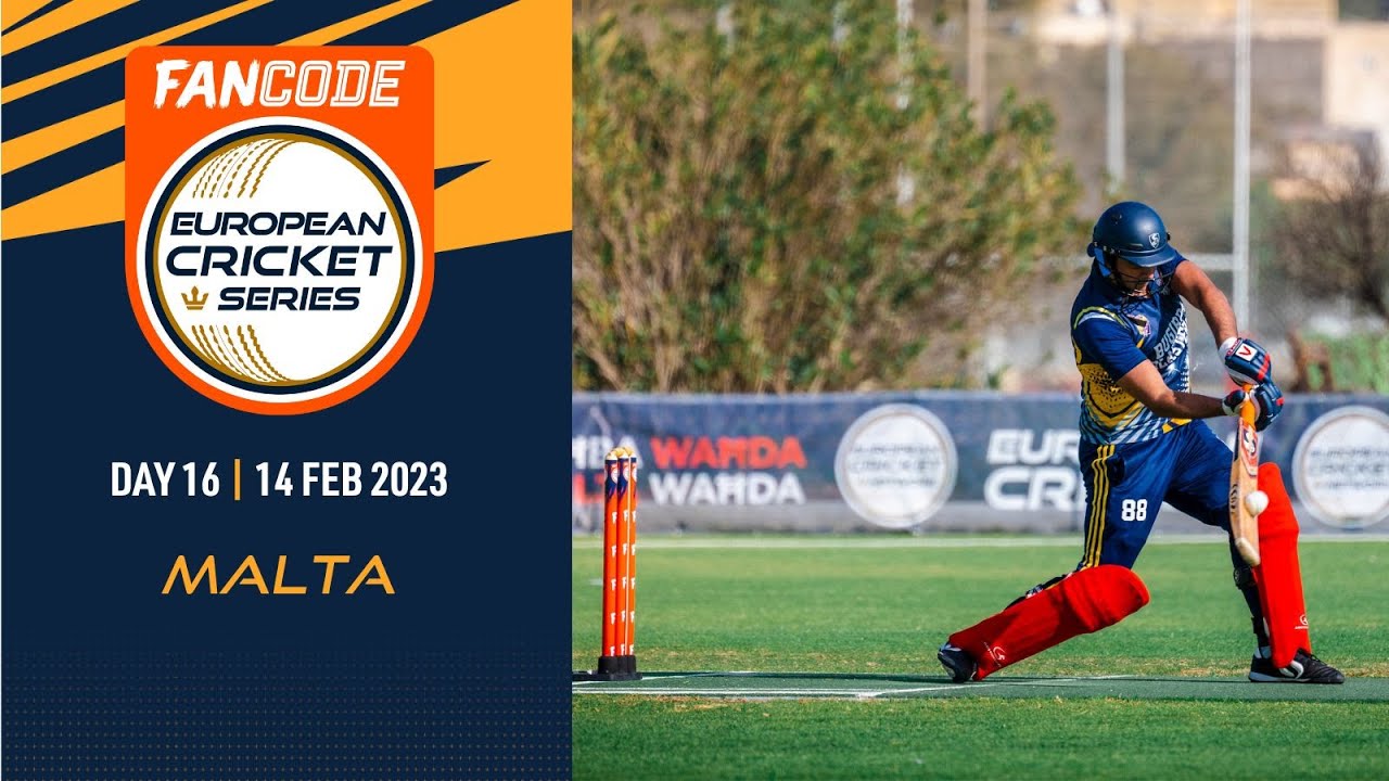 🔴 FanCode European Cricket Series Malta, 2023 Day 16 T10 Live Cricket 
