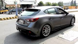 A-ONE排氣管 MAZDA 3-1070811 （3代）中尾段雙出-關閥門