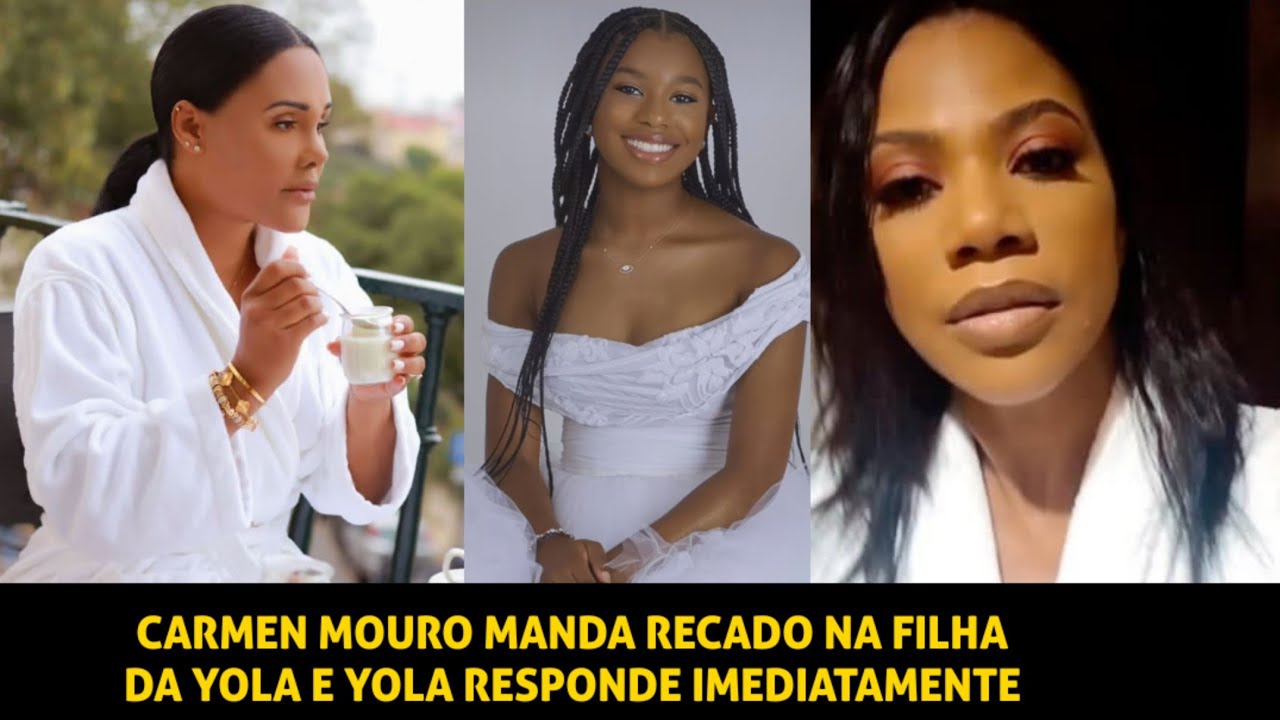 CARMEN MOURO MANDA RECADO A FILHA DE YOLA ARAÚJO E YOLA LHE RESPONDE IMEDIATAMENTE