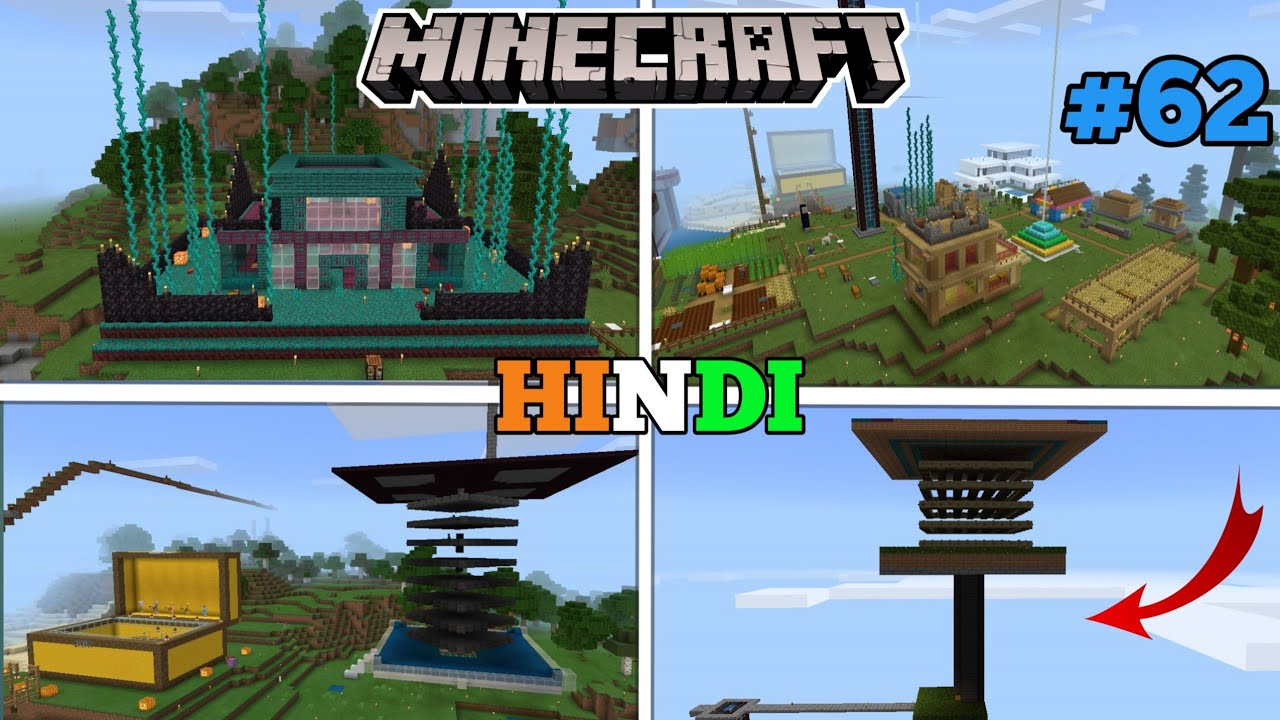 #62 | My Survival World Tour In Minecraft Pe | Mcpe | Hindi | Ultra ...