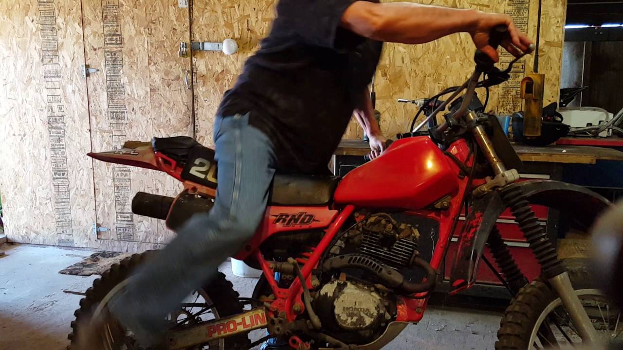 81 Honda XR200 KICK START YouTube