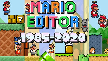 All 2D Super Mario W1-1 LEVELS Remade in MARIO EDITOR