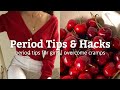 Period tips for girls dos  donts