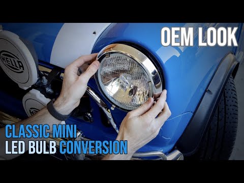 How to install LED Headlights on a Classic Mini - Dapper Lighting