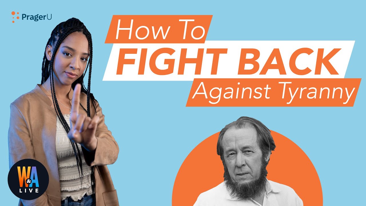 How To Fight Back Against Tyranny Will And Amala Live Youtube