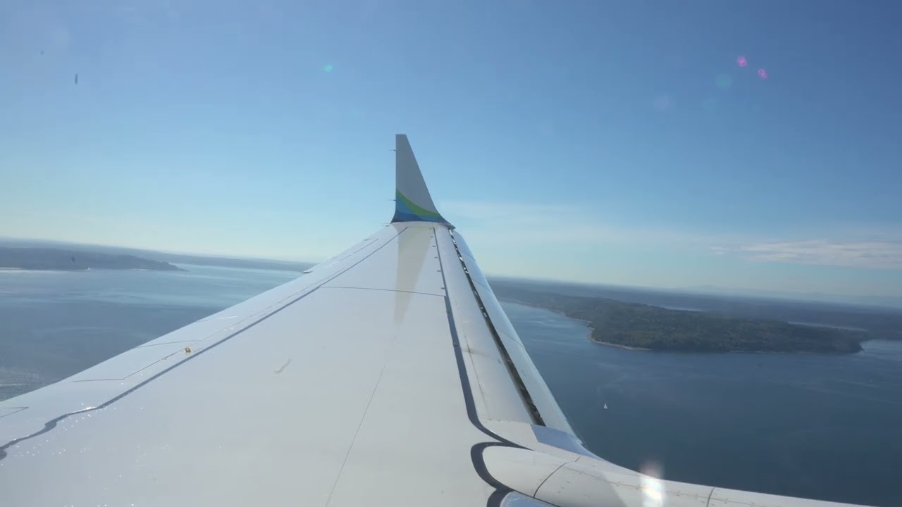 Max 8 Navy Pilot | Alaska Airlines Boeing 737-MAX8 Landing Seattle Tacoma Airport