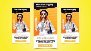 Google Ads Banner Design - Photoshop CC Tutorial