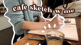 Come cafe-sketching with me in Toronto! ✍️ COZY FALL VIBES 🍂 //Cafe Hop Diaries Ep001 ☕️