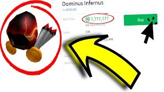 Dominus Infernus Sold For So Much Robux Omg Youtube - infernus roblox exploit download