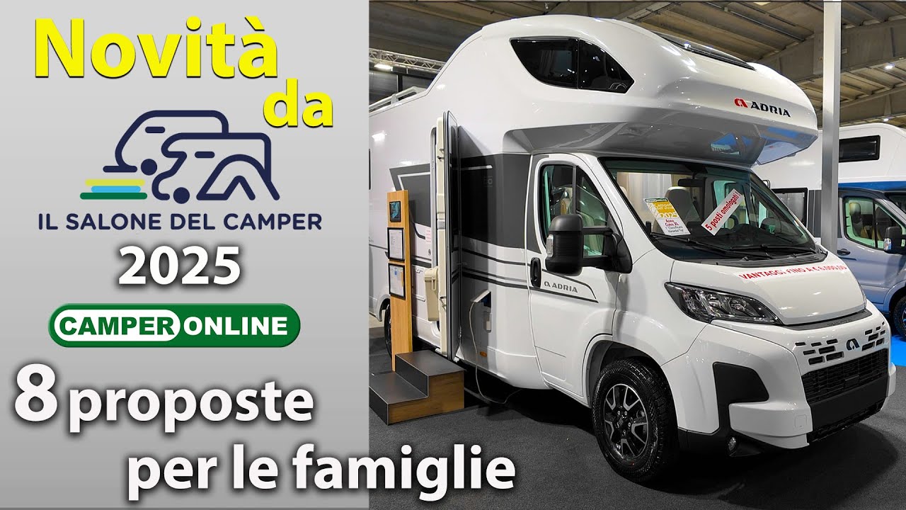 8 proposte per le famiglie dal Salone del Camper 2025 - YouTube