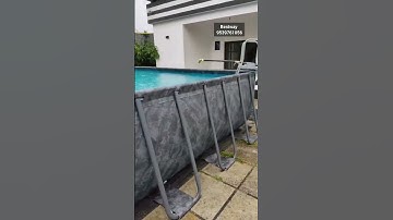 BESTWAY 24 FT RECTANGULAR SWIMMING POOLS NEW APX 365 SERIES ABOVE GROUND SWIMMING POOL