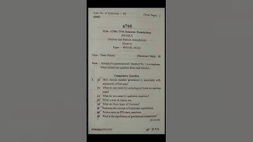 MSc.Physics 4th sem.Question Paper 2025|Nuclear and particle astrophysics Physics #hpu #msc #physics