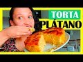 Como Hacer Una TORTA DE PLÁTANO maduro CASERA con QUESO, facil y en el horno