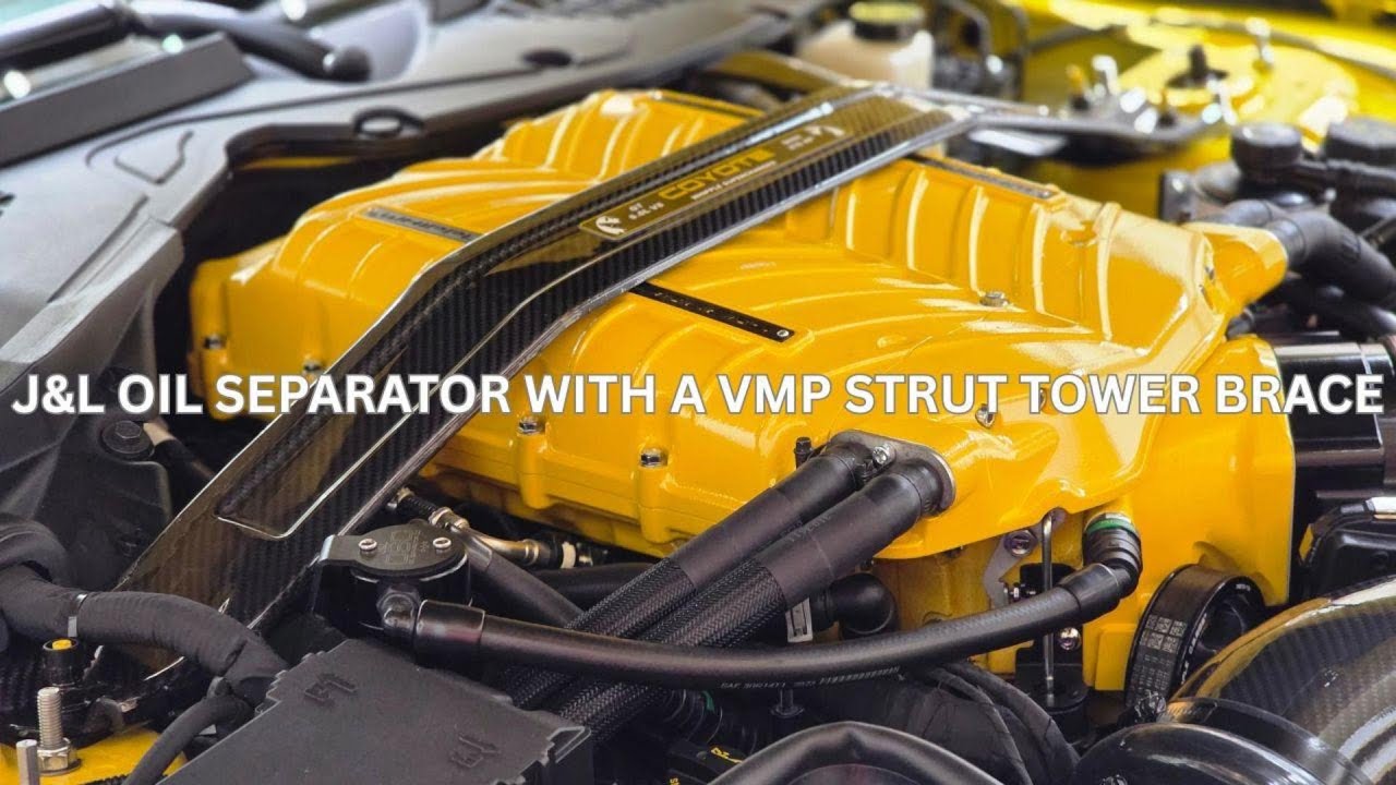 How to Install J&L Oil Separator with VPM Tower Brace on a Whipple Supercharger (2024 Mustang GT)