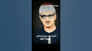 ألم نجعل له عينين (8) ولسانا وشفتين (9) وهديناه النجدين (10) فلا اقتحم العقبة -سورة البلد - المنشاوي