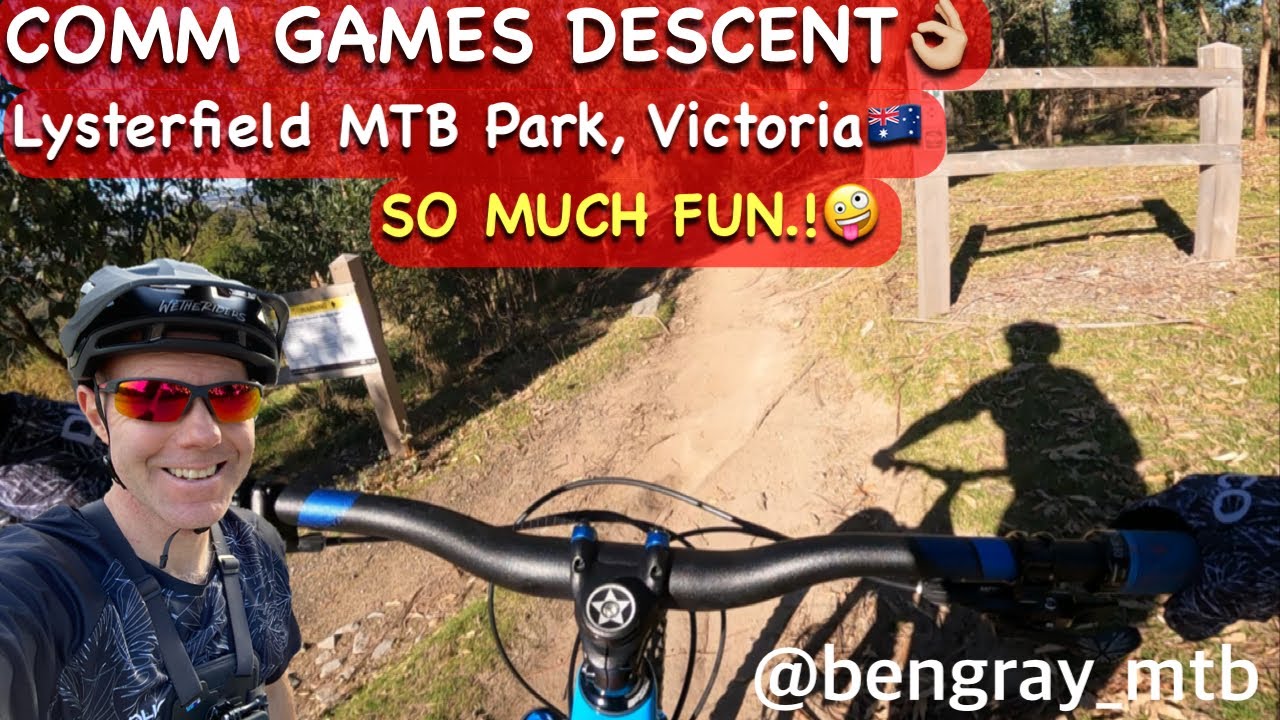 Commonwealth Games Descent, Lysterfield MTB Park.