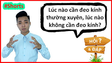 Cận thị có cần đeo kính thường xuyên không? | OptomDang #Shorts