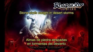 Rhapsody Of Fire - Ghosts Of Forgotten Worlds (Lyrics &amp; Sub. Español)